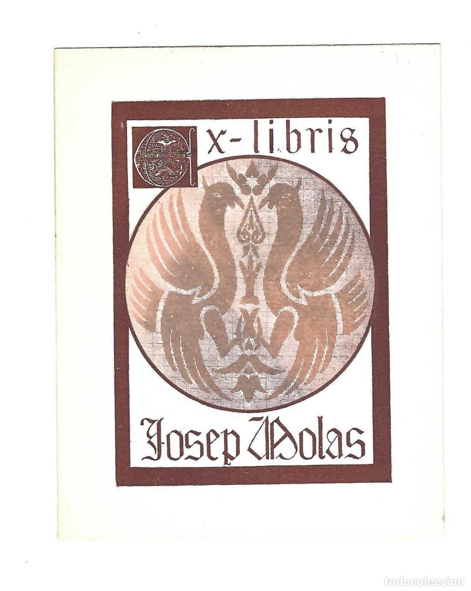 Arte: EX- LIBRIS.- JOSEP MOLAS. ARTE. LIBROS