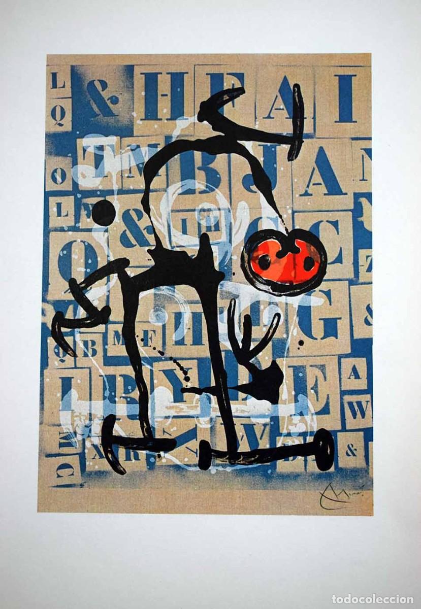 Arte: JOAN MIR&Oacute; - Indelible Mir&oacute; . 25 x 35 cm