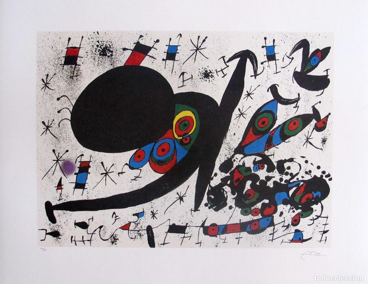 Arte: JOAN MIR&Oacute; - Indelible Mir&oacute; . 50 x 35 cm