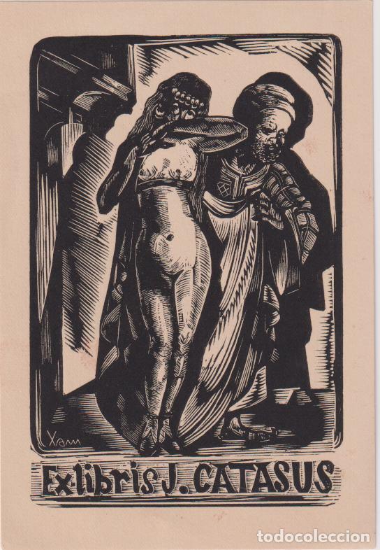 Art: EX-LIBRIS DE XAM PARA J.CATASUS