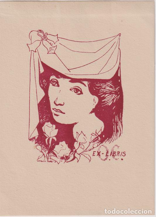 Art: EX-LIBRIS DE MANUEL GARCIA MARTIN PARA O.C. - 1947