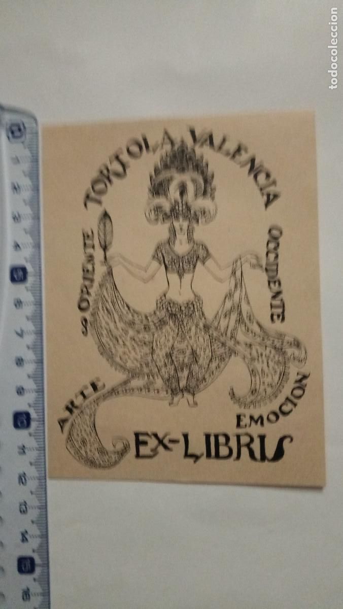 Arte: Ex-libris Exlibris para Carmen T&oacute;rtola Valencia. Bailarina