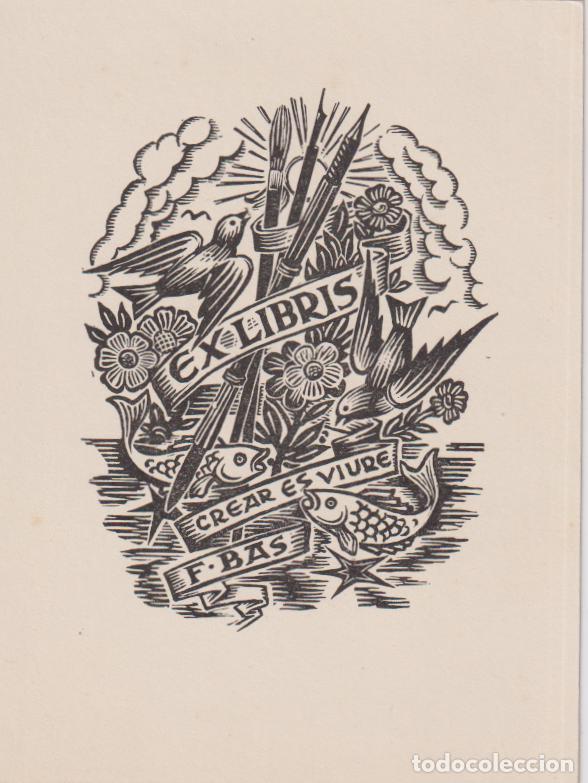 Arte: EX LIBRIS DE FRANS LASURE PARA F.BAS