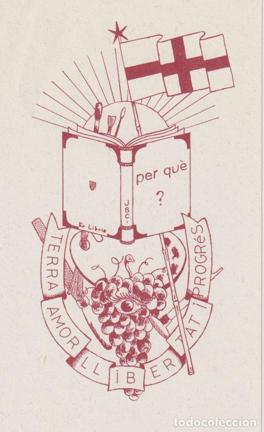 Arte: EX-LIBRIS PARA JOAN BAPTISTA BATLLE I COMAS