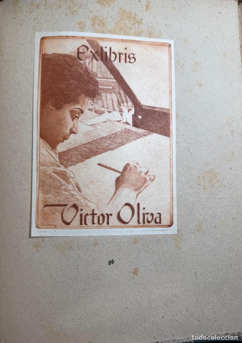 Arte: Riquer, Alexandre de. Ex libris. 1903 - Foto 5