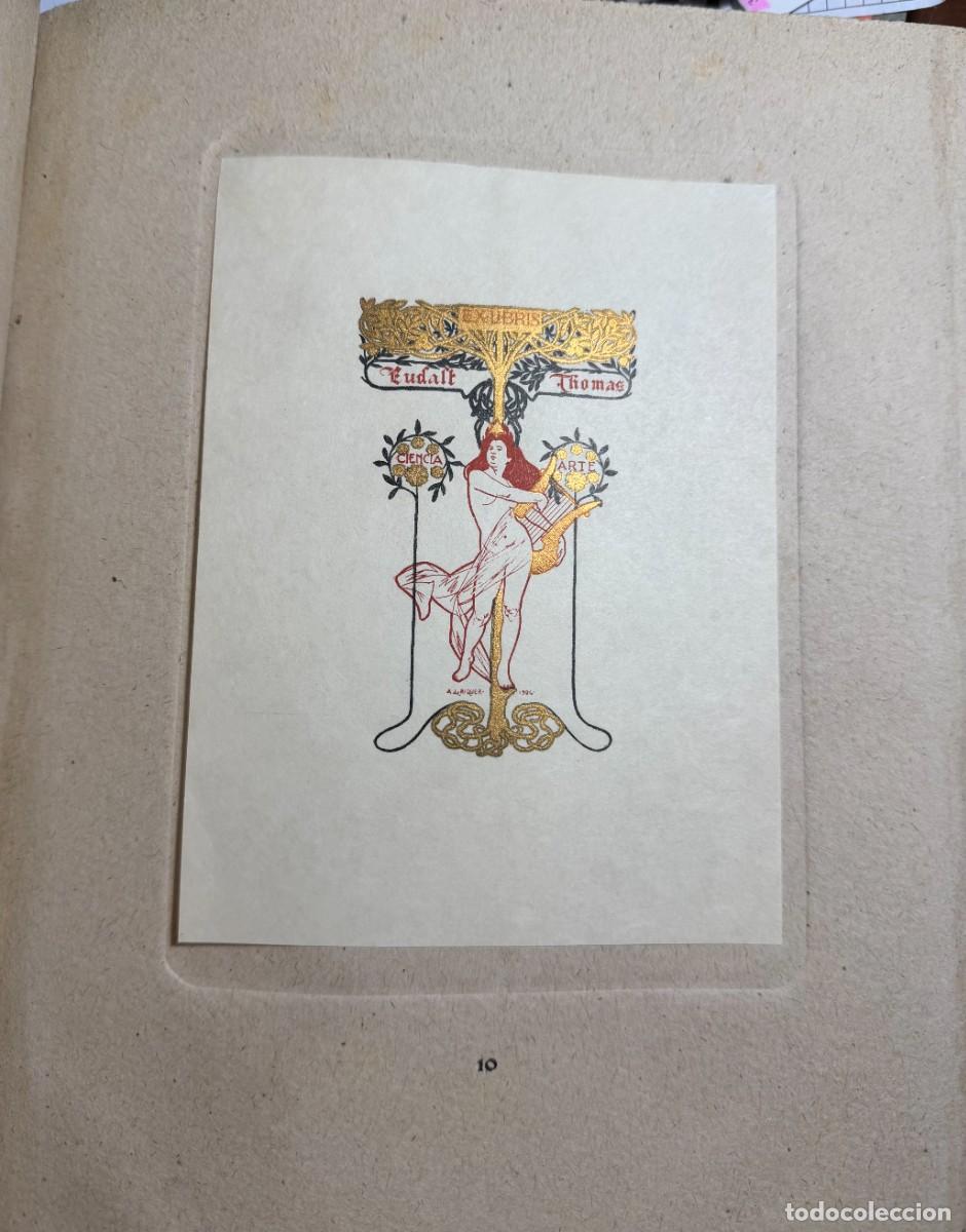 Arte: Riquer, Alexandre de. Ex libris. 1903 - Foto 8
