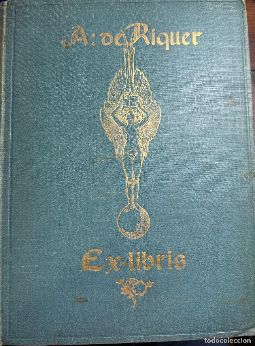 Arte: Riquer, Alexandre de. Ex libris. 1903 - Foto 1