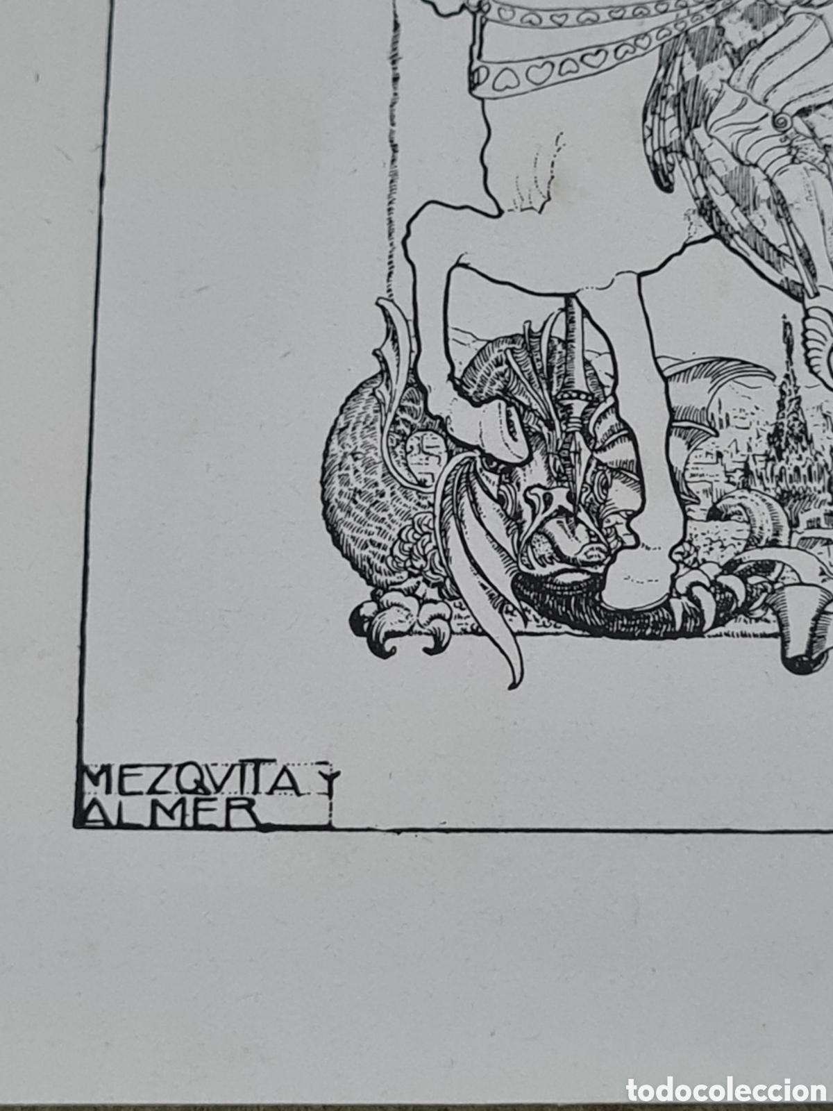Arte: EX-LIBRIS MEZQUITA Y ALMER - Foto 3