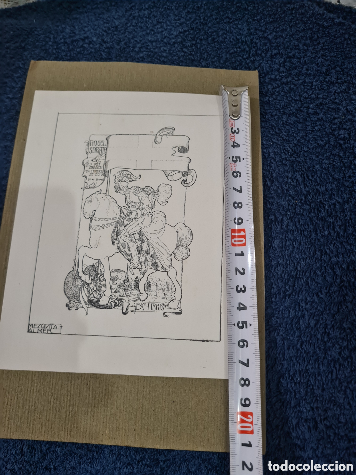 Arte: EX-LIBRIS MEZQUITA Y ALMER - Foto 7
