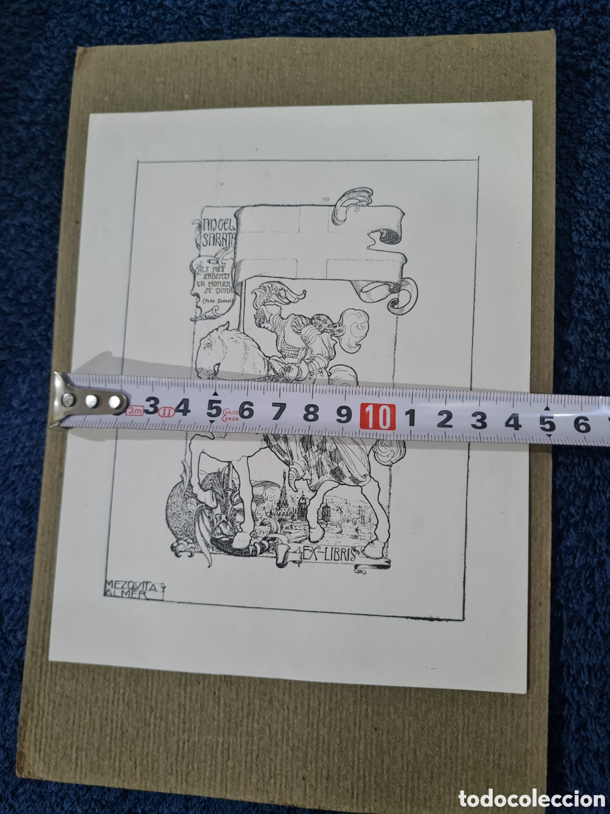 Arte: EX-LIBRIS MEZQUITA Y ALMER - Foto 8