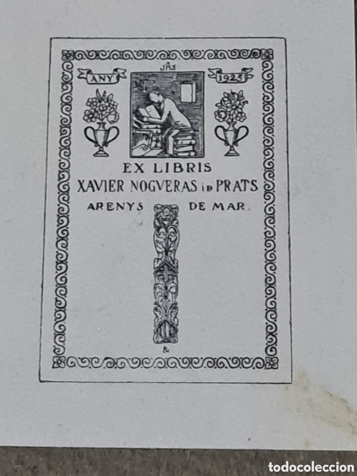 Arte: Ex-libris Xavier Nogueras i de Prats ( Arenys de Mar)