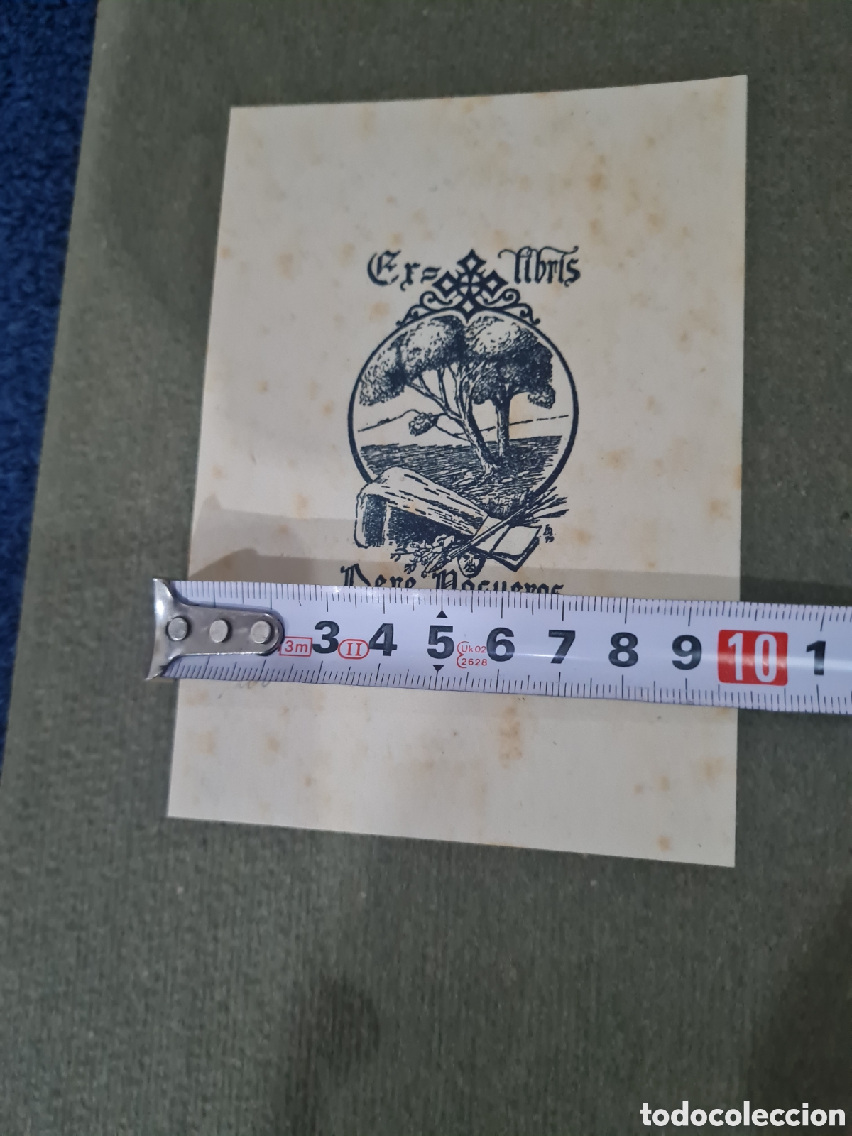 Arte: Antiguo Ex-libris Pere Nogueras i de Prats - Foto 4