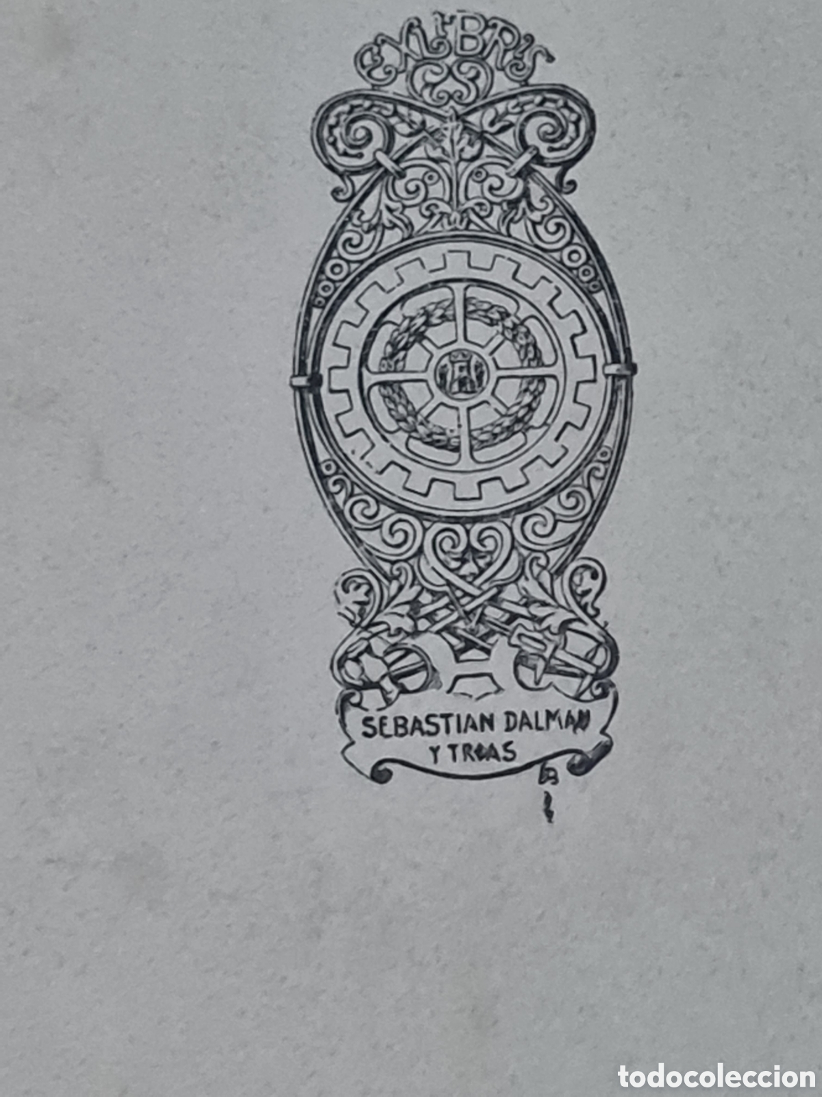 Arte: Antiguo Ex-libris Sebastia Dalmau i Trias