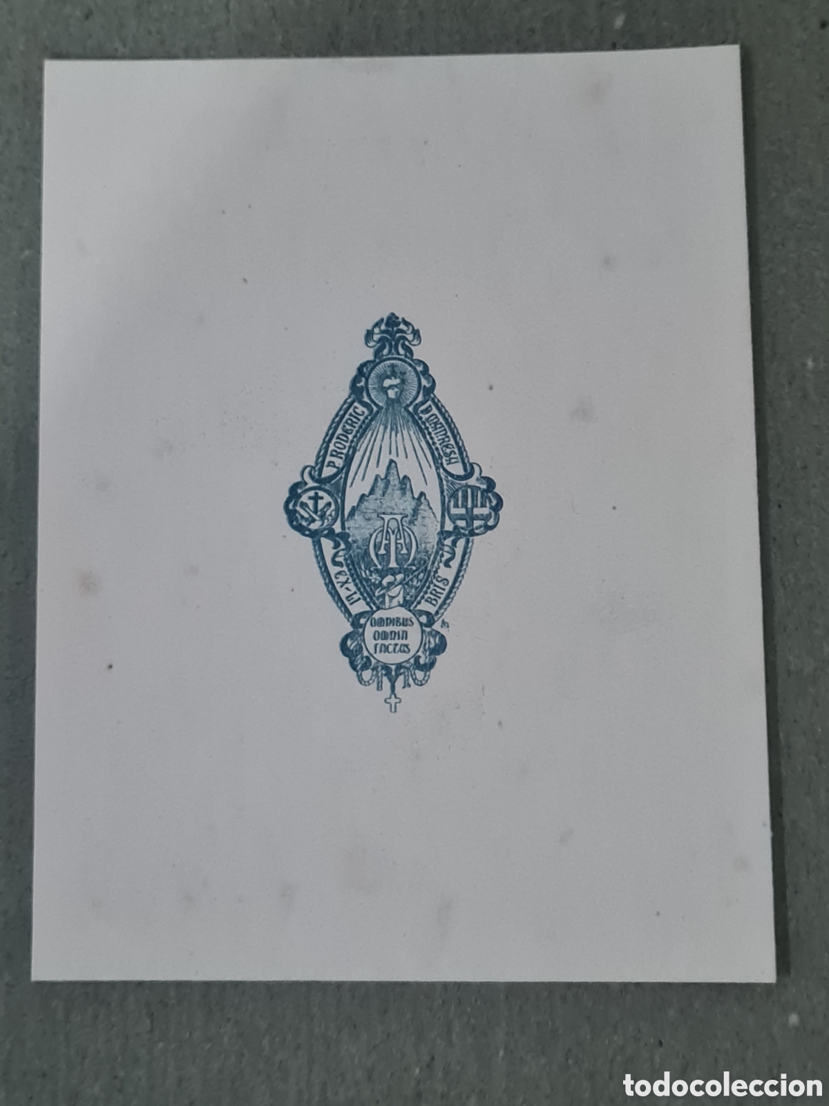 Arte: Antiguo Ex-libris Religioso - Foto 1