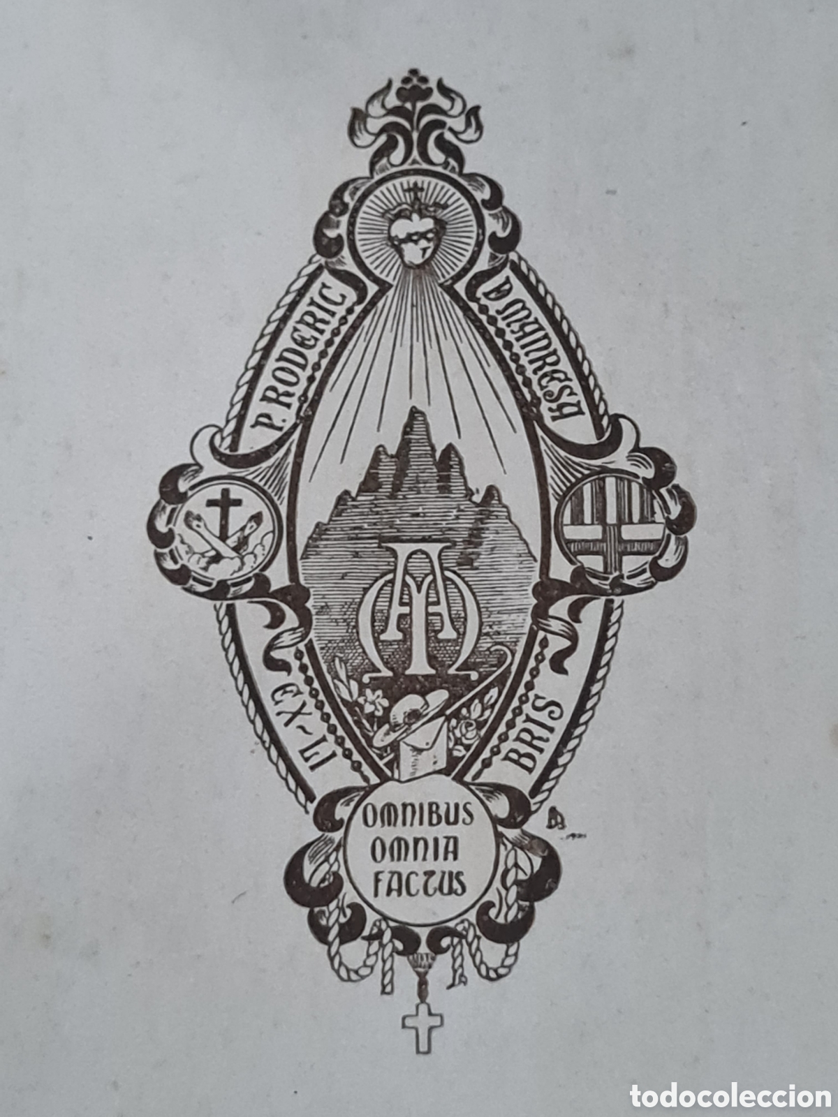 Arte: Antiguo Ex-libris Religioso - Foto 2