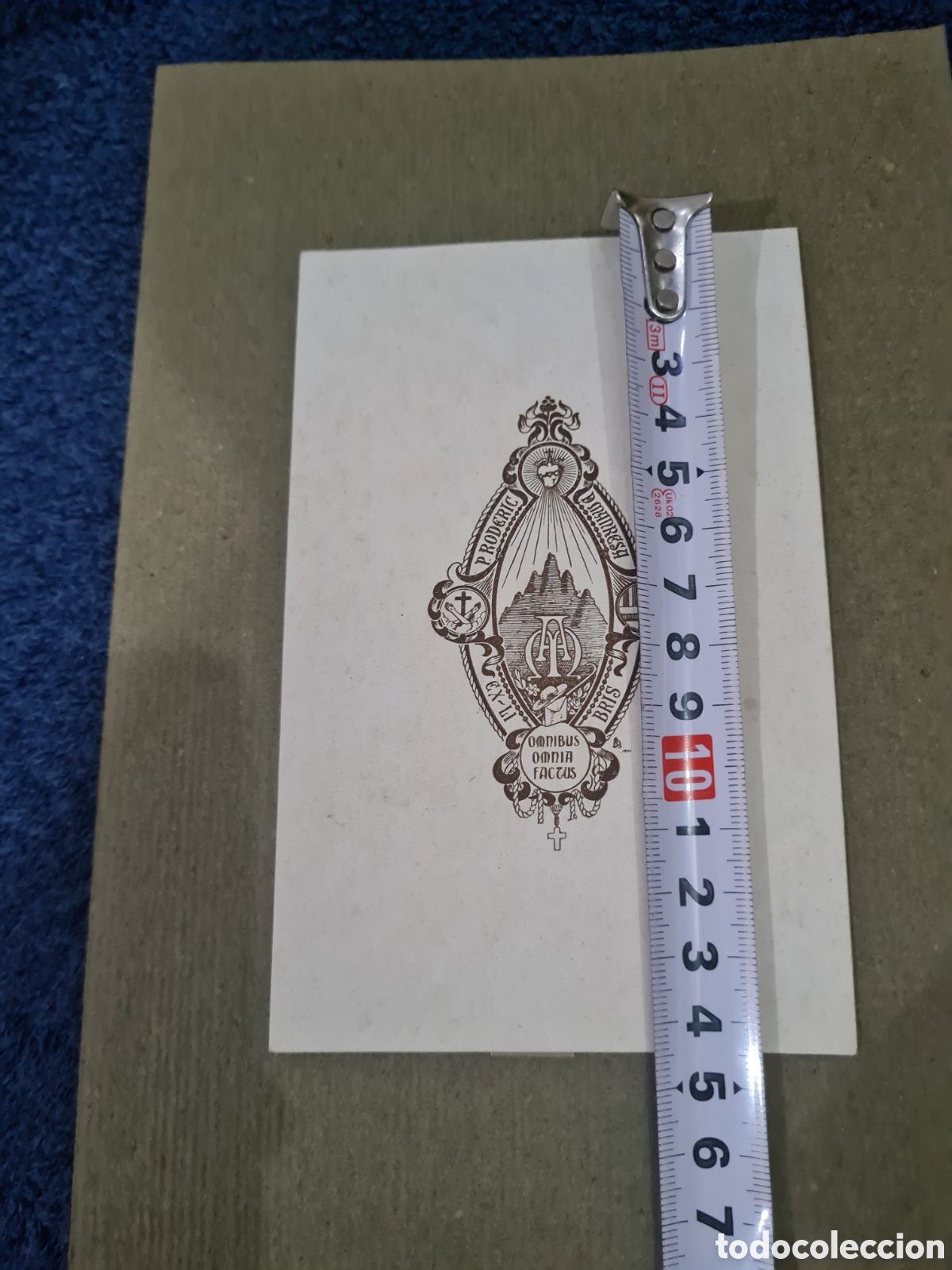 Arte: Antiguo Ex-libris Religioso - Foto 3