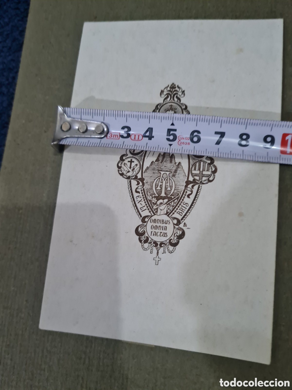 Arte: Antiguo Ex-libris Religioso - Foto 4