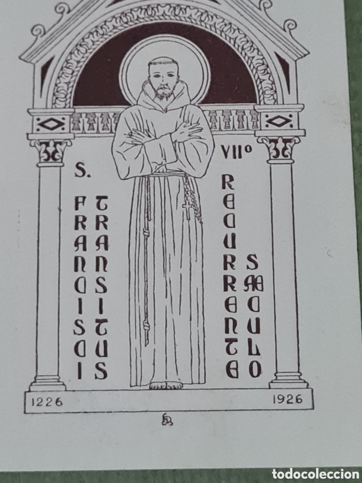 Arte: Antiguo Ex-libris Religioso - Foto 2