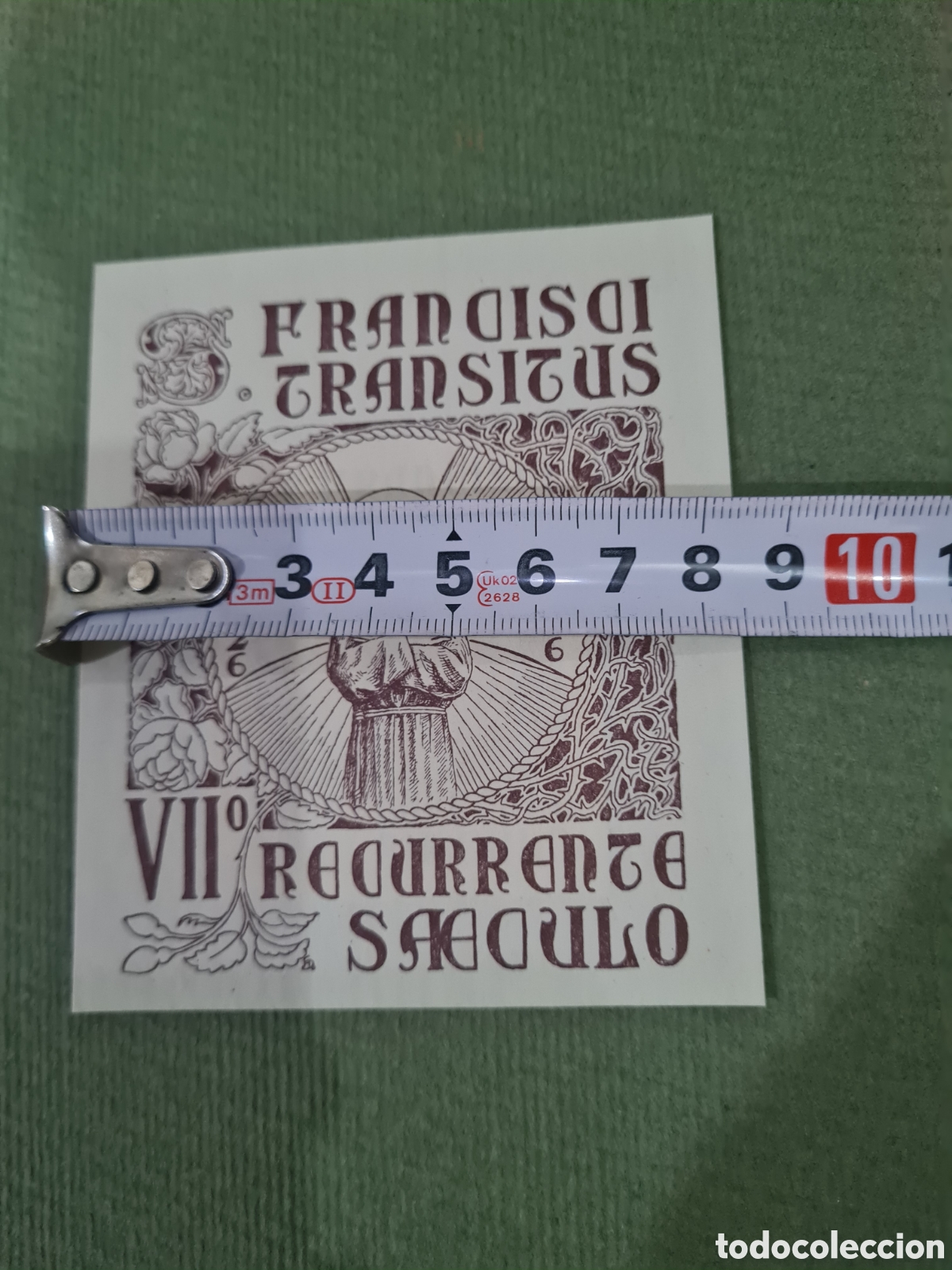 Arte: Antiguo Ex-libris Religioso - Foto 4