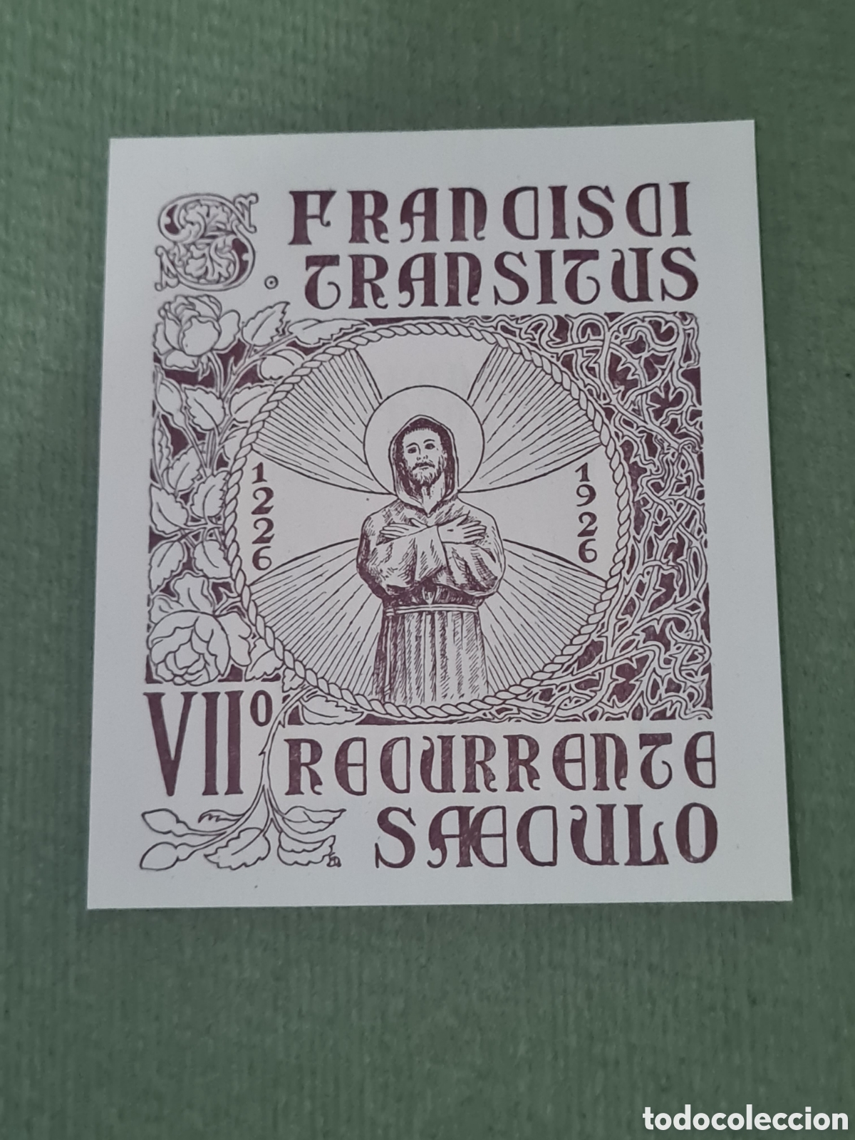 Arte: Antiguo Ex-libris Religioso - Foto 1