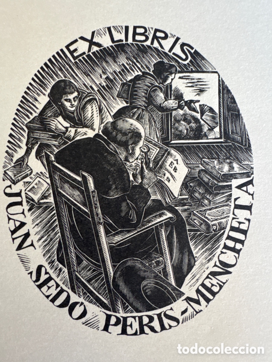 Arte: Ex-Libris- PREMIO SED&Oacute; PERIS- MENCHETA.