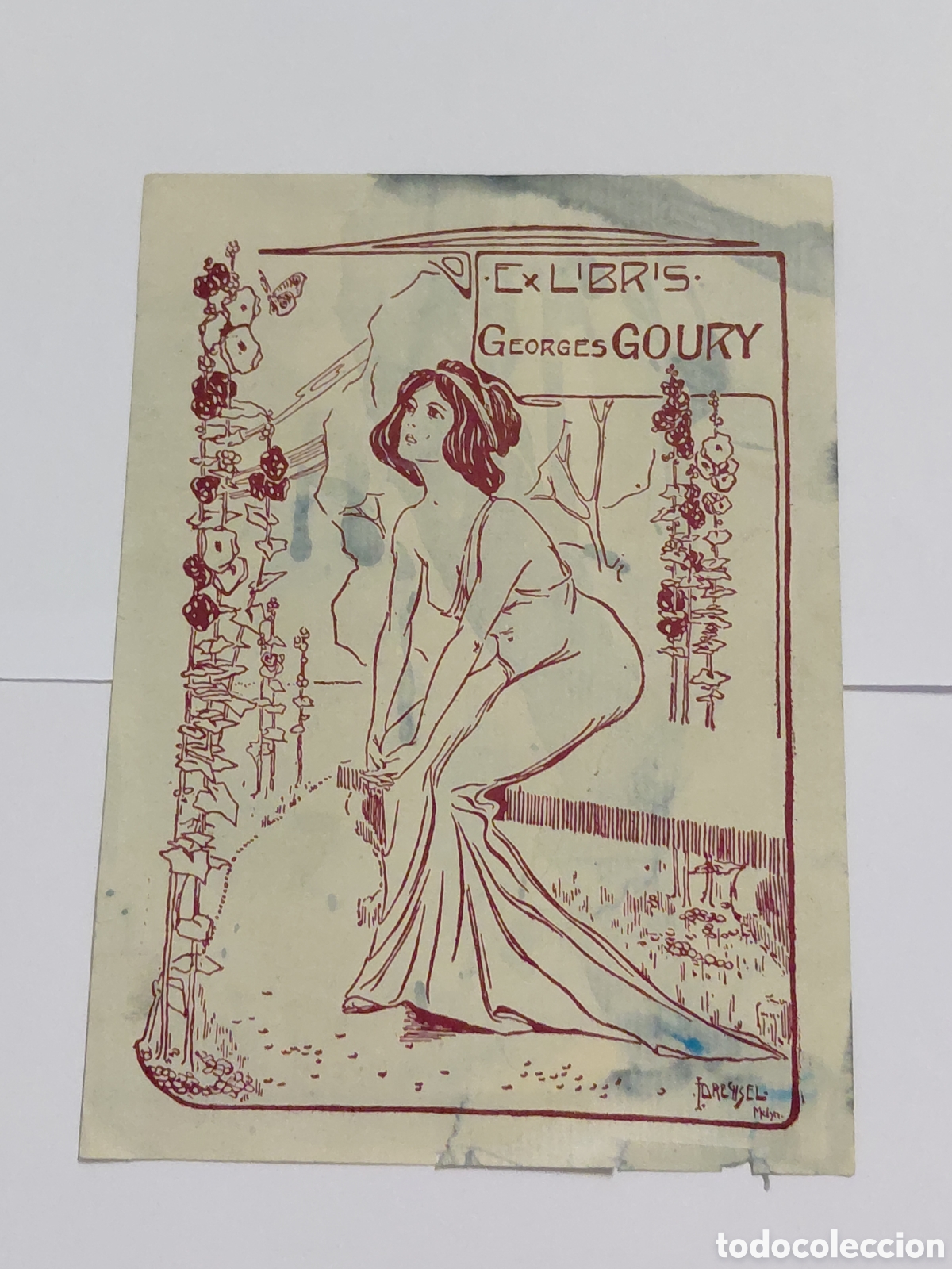 Arte: EX LIBRIS GEORGES GOURY - Foto 1