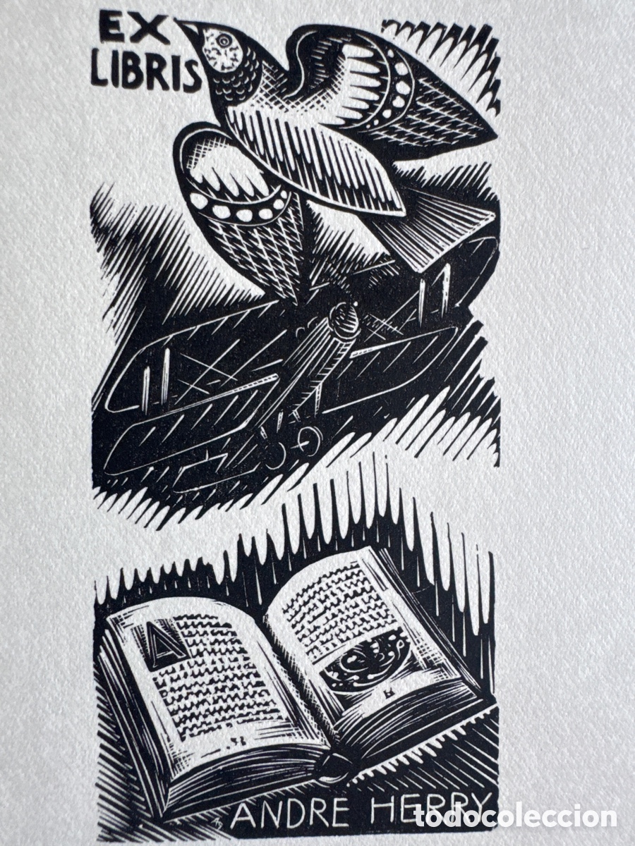 Kunst: Ex-Libris - ANTONI GELABERT, 1967-X2-Andre Herry