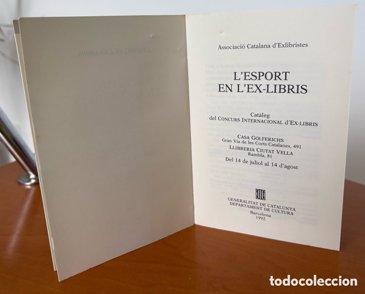 Arte: Lesport en lex-libris: Cat&agrave;leg del Concurs Internacional dEx-libris - Foto 2
