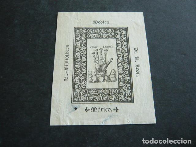 Art: EX LIBRIS BIBLIOTECA MEDICA DR. H. LEON