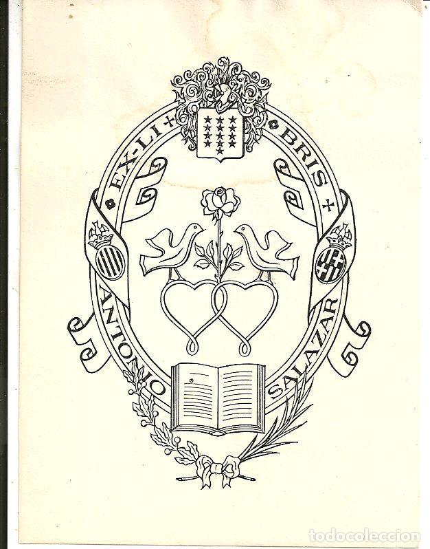 Arte: EX LIBRIS - DE ANTONIO SALAZAR
