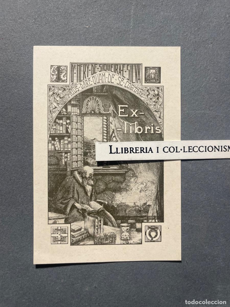 Arte: EX-LIBRIS - EX.LIBRIS Dr. HENRY DE SIQUEIRAE SILVA - PRIUS -DARE-QUAM-DE SE- COGITARE