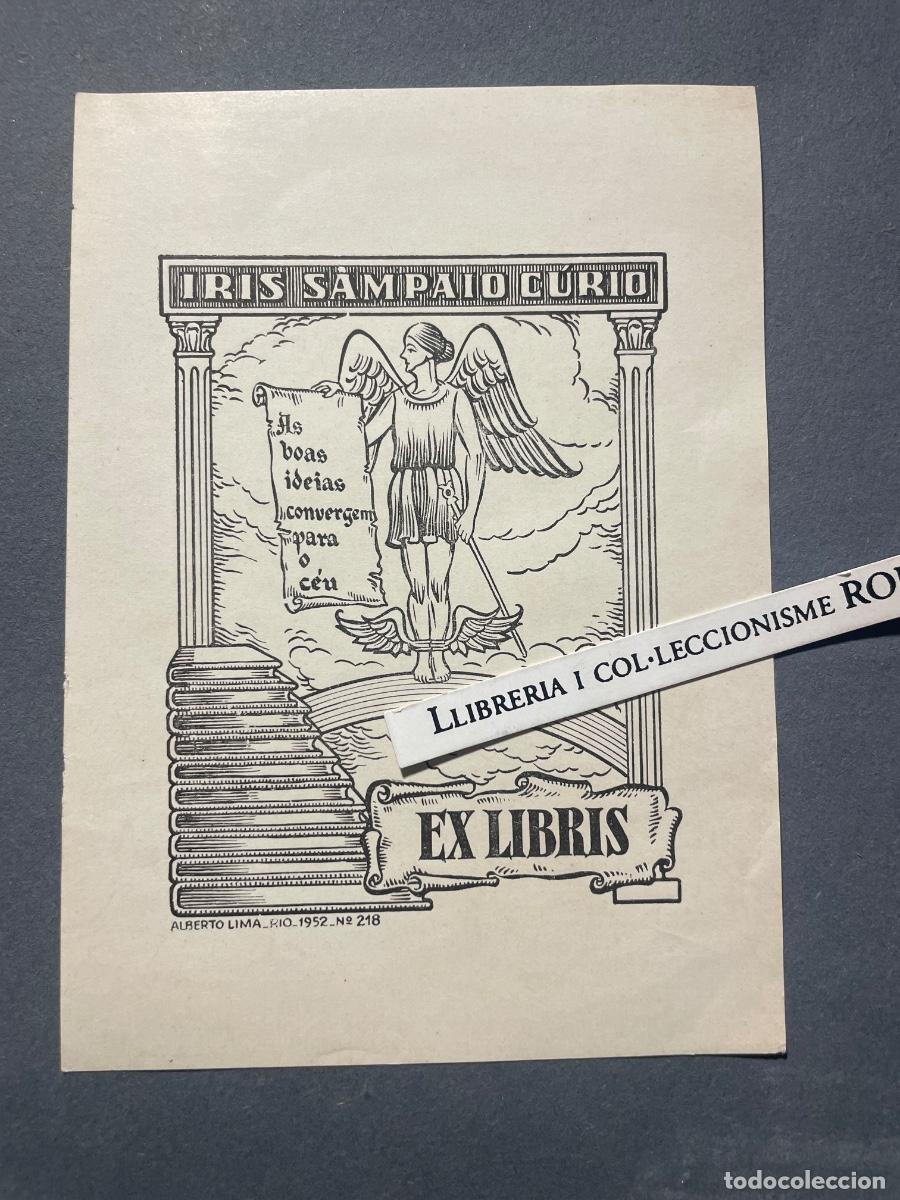 Arte: EX-LIBRIS - EX.LIBRIS IRIS SAMPAIO C&Uacute;RIO , AS BOAS IDEAS CONVERGEM PARA O C&Eacute;U - AUTR. ALBERTO LIMA -