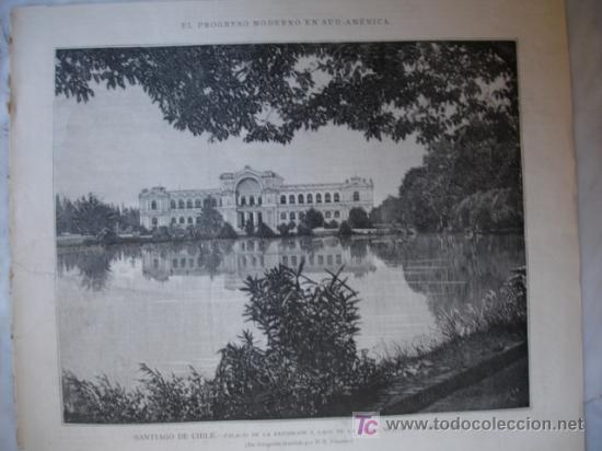 Arte: SANTIAGO DE CHILE,PALACIO DE EXPOSICION - Foto 1