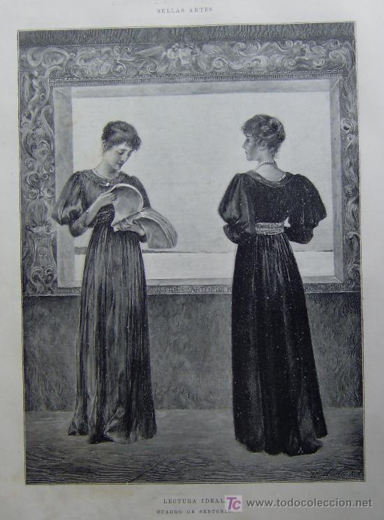 Kunst: BELLAS ARTES - LECTURA IDEAL. CUADRO DE SERTORIO.-