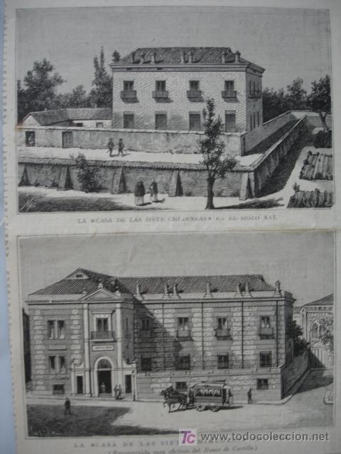 Arte: MADRID ,CASA DE LAS SIETE CHIMENEAS - Foto 1