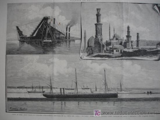 Arte: CANAL DE SUEZ,EL CAIRO - Foto 1