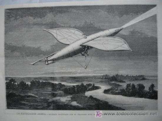 Arte: NAVEGACION AEREA.INVENTO DE BARANOWSKI