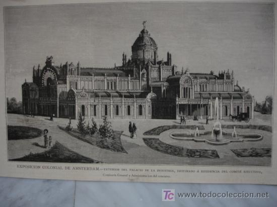 Art: AMSTERDAM,PALACIO DE INDUSTRIA 1882