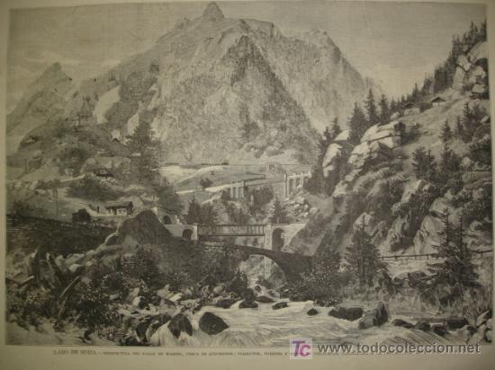 Art: FERROCARRIL DE SAN GOTARDO,SUIZA