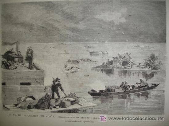 Art: MEMPHIS,DESBORDAMIENTO MISSISIPPI,1882