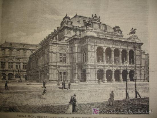 Arte: VIENA,TEATRO IMPERIAL DE LA OPERA,OPERNHAUS