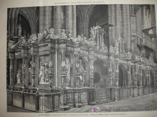 Arte: ZARAGOZA,CATEDRAL - Foto 1