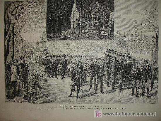 Arte: MADRID,ENTIERRO DUQUE DE BAILEN - Foto 1
