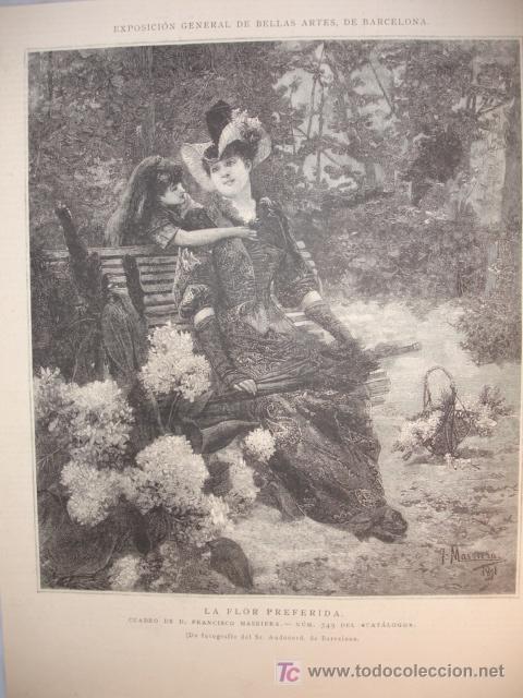 Arte: FRANCISCO MASRIERA,LA FLOR PREFERIDA - Foto 1