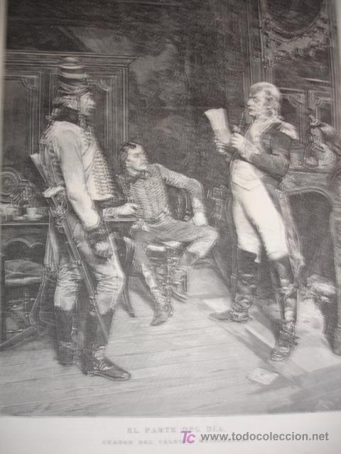 Arte: MEISSONIER,EL PARTE DEL DIA - Foto 1