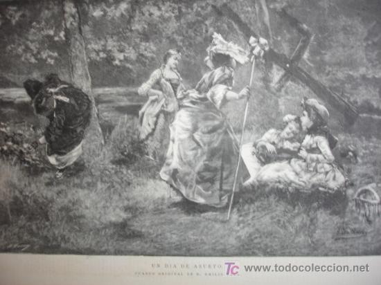 Arte: EMILIO SALA ,UN DIA DE ASUETO - Foto 1