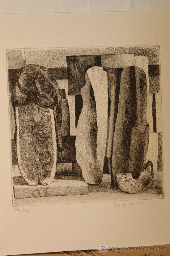 Arte: Paul Winther , aguafuerte . a&ntilde;o 1977 - Foto 1