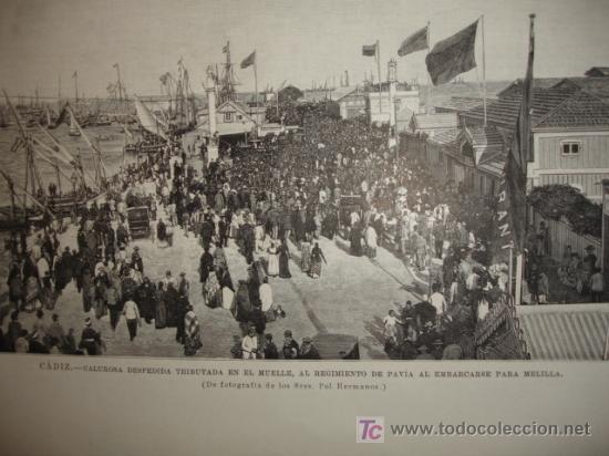 Arte: CADIZ,DESPEDIDA A LAS TROPAS - Foto 1