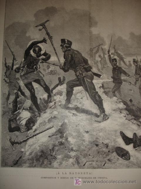 Arte: MARCELINO DE UNCETA, A LA BAYONETA - Foto 1