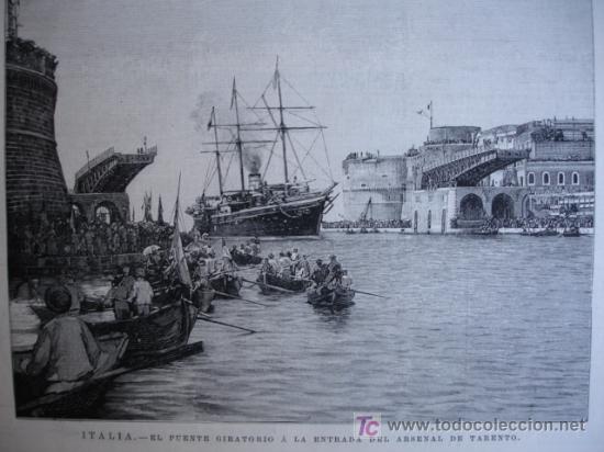 Arte: TARENTO.PUENTE GIRATORIO - Foto 1